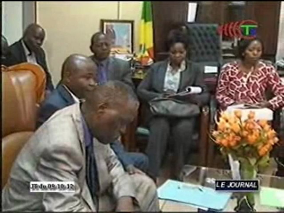 La délégation de l’ONUSIDA reçue par le ministre de la jeunesse et de l’éducation civique