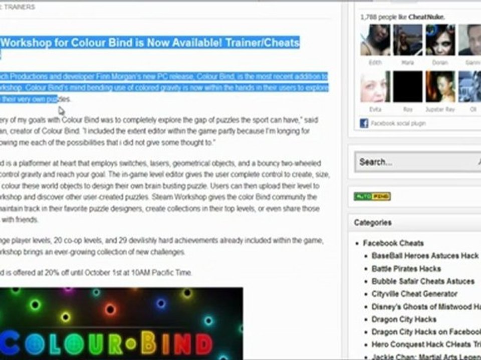 steam workshop colour bind available Cheat Download