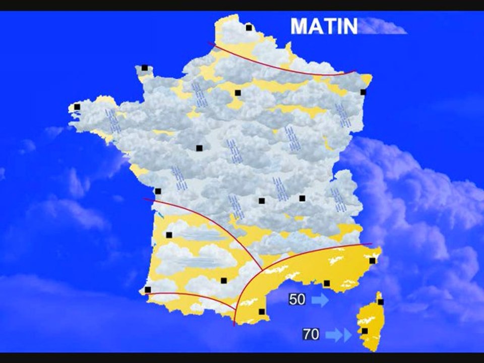 Météo 10 octobre 2012: Averses nombreuses et baisse des températures !