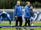 French team trains ahead of qualifier against Spain