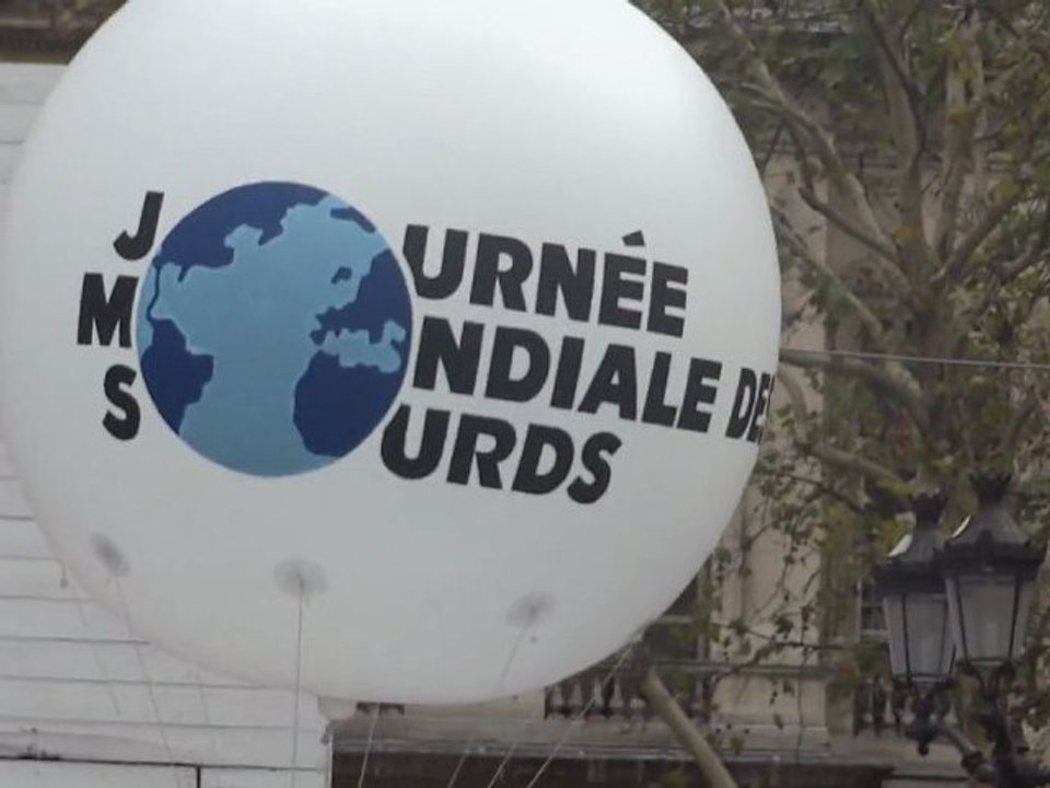 Journée mondiale des sourds - Paris 29/09/12