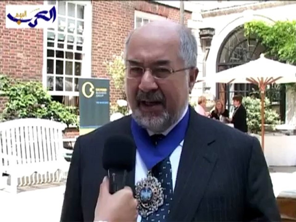 إيان لودر عمدة لندن السابق في المؤتمر الخليجي