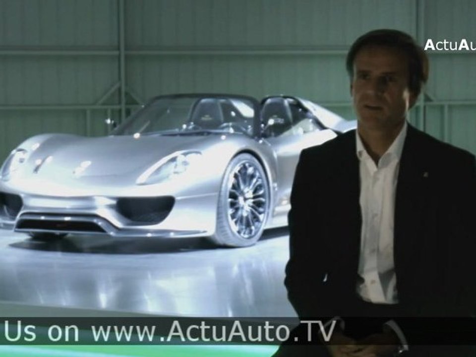 Clip Porsche 918 Spyder à Monterey