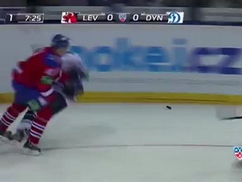 Hockey. 2012.10.09. KHL 2012-13. RS. Lev - Dinamo Moskva. 1й