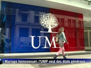 Mariage homosexuel: l'UMP veut des états généraux de la famille