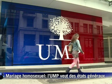 Mariage homosexuel: l'UMP veut des états généraux de la famille