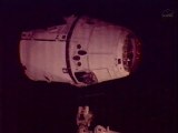 [ISS] Dragon Spacecraft Captured by Station's Robotic Arm
