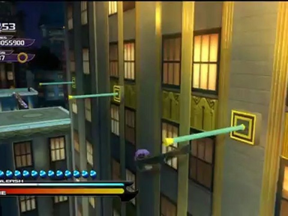 Sonic Unleashed - Empire City : Skyscraper Scamper Acte 2 (Nuit)