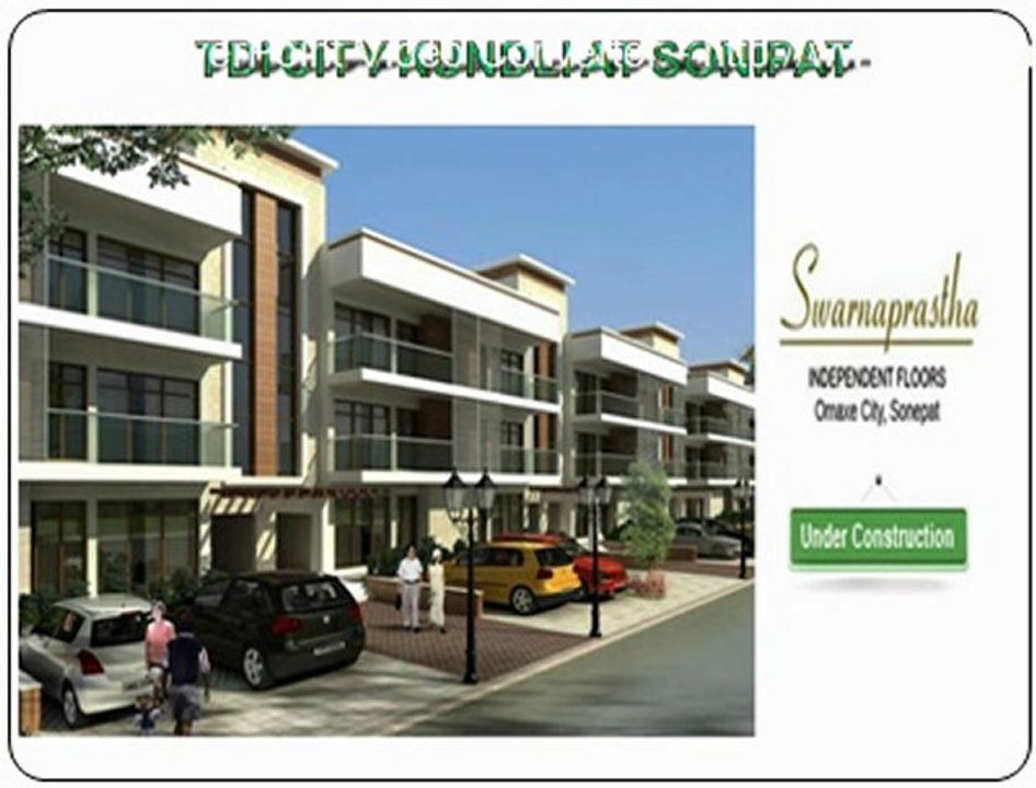 TDI City Kundli!TDI Kundli Sonipat Project@9810128617,TDI Kundli