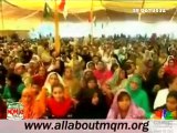 MQM Ladies wing & all workers gathered to pray for Malala Yousuf zai health at lal Qila gruond, Karachi