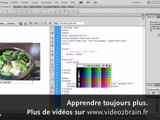 Adobe Dreamweaver CS6 : Création d'une image avec sa légende