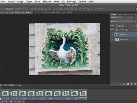 Adobe Photoshop CS6 : Créer une animation GIF