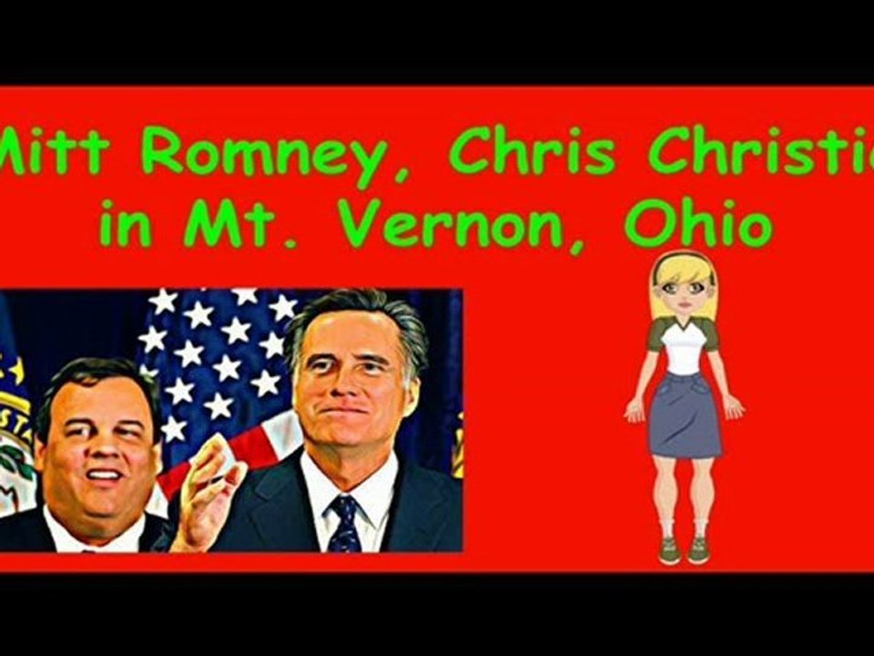 Mitt Romney Chris Christie Speech Ohio