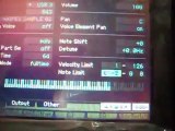 Yamaha Motif XS Montando um metal no modo performace com os samples da song demo by sidinholeal