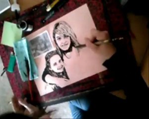 Idark - 1er speed painting juliette mathilde (ASo Idark)