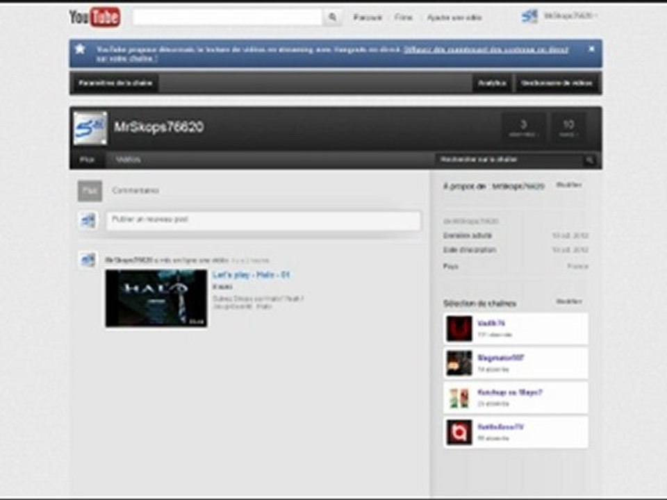 Vidéo annonce - Mes adieux