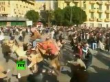 موقعة الجمل بميدان التحرير - فيديو واضح