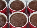 baked chocolate custard pudding cups recipe