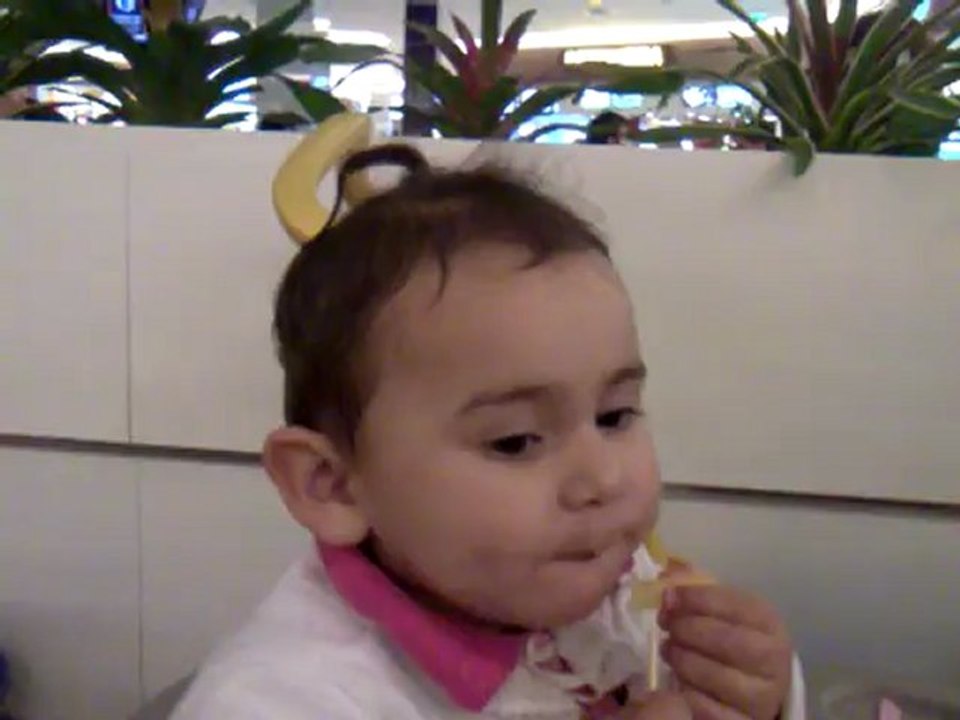 Sarah e sua batata frita