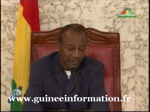 JT RTG DU 10.10.2012. Alpha Condé reçoit un délégation de la forêt