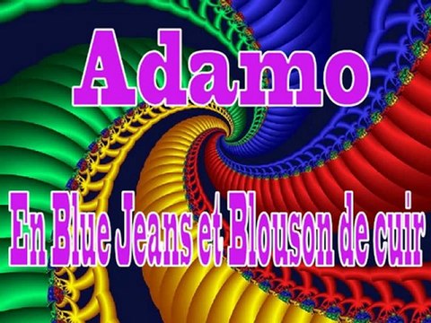 en blouse jean et blouson cuir