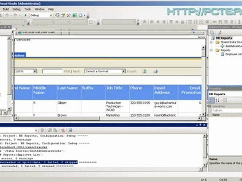 Reporting Services - Report Deployment