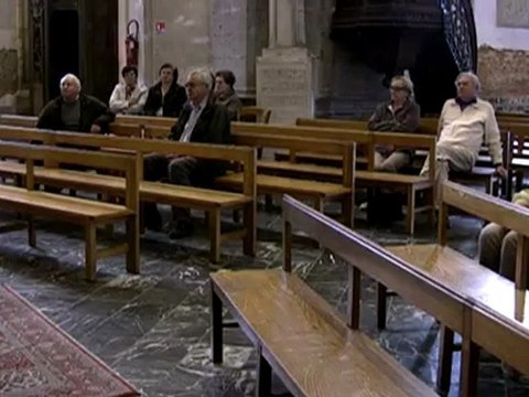 Des chants grégoriens à l'abbatiale du Cateau