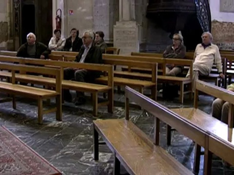 Des chants grégoriens à l'abbatiale du Cateau