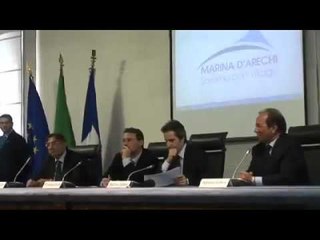 Caldoro - Marina di Arechi, conferenza stampa di presentazione