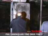 PKK yandaşları, depremzedelerin okuduğu konteynerleri yaktı