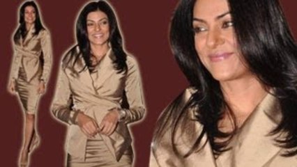 Sushmita Sen's SILKY SHORT DRESS