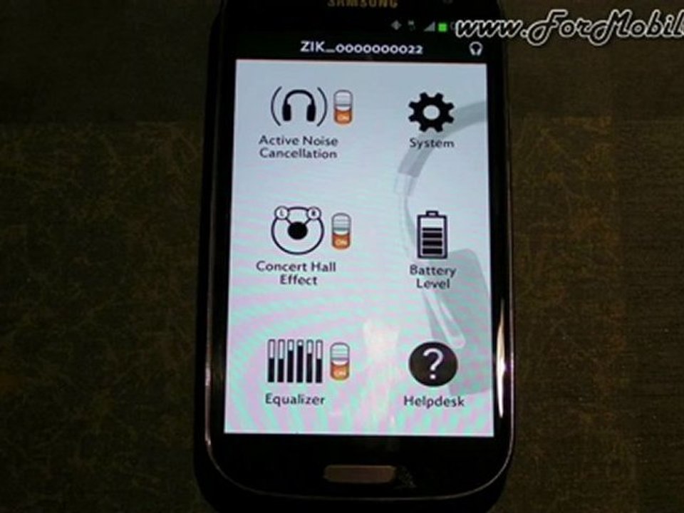 Parrot Zik - Demo funzionamento Audio Suite su Android e iOS