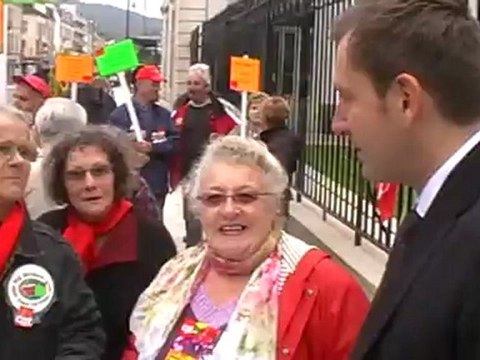 MANIFESTATION DES RETRAITES A VESOUL