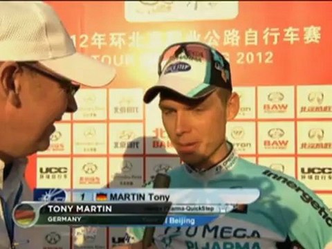 Peking-Rundfahrt: Tony Martin: Jetzt wollen wir gewinnen