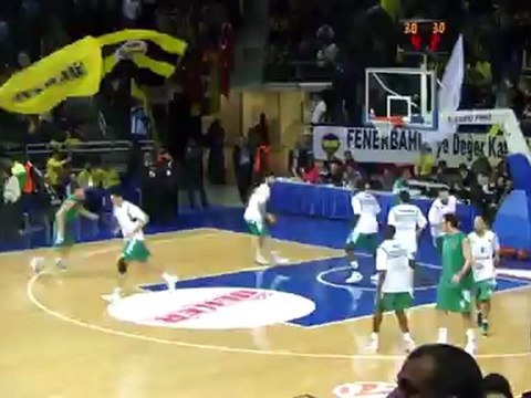 2 Şubat 2012 Fenerbahçe Ülker - Panathinaikos Maçı Takım Anons