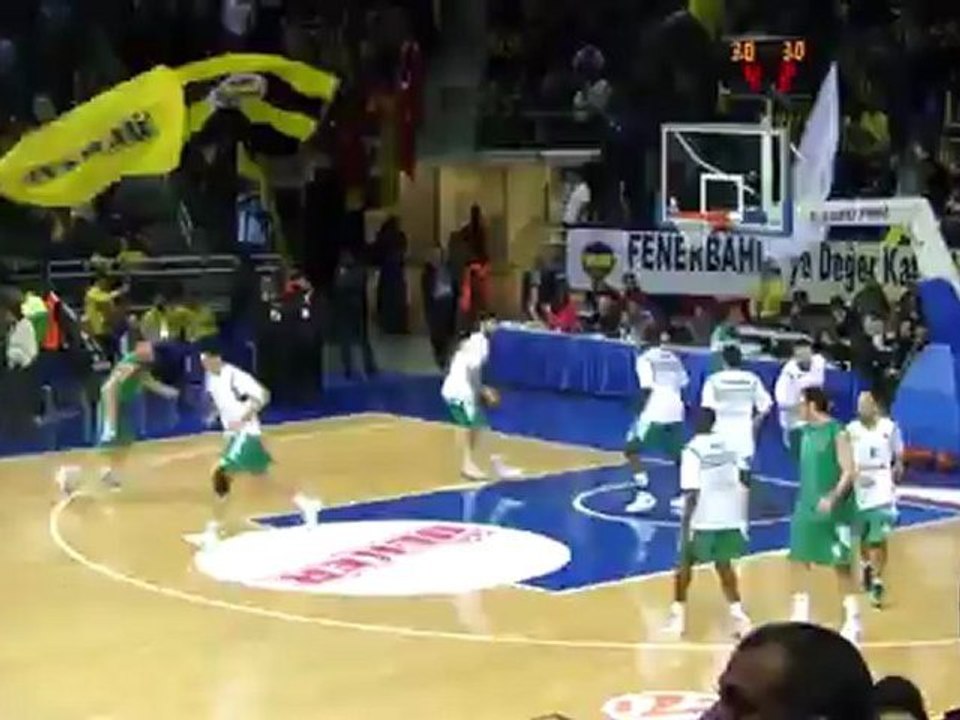 2 Şubat 2012 Fenerbahçe Ülker - Panathinaikos Maçı Takım Anons