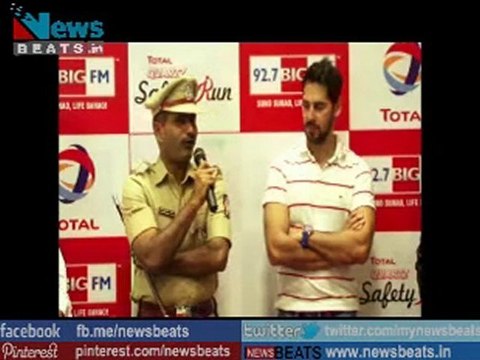 Dino Morea promotes Safe Driving For Prevention Of Accidents at Big FM Part 3