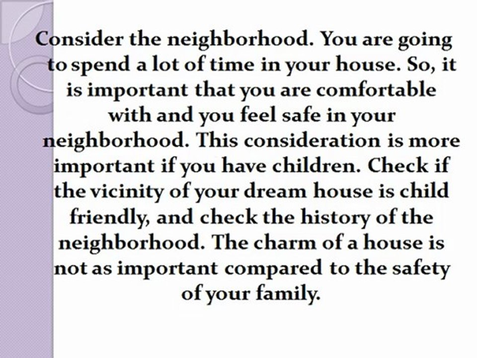 Guide on Finding Your First House