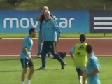 Del Bosque prueba a Albiol como pareja de Sergio Ramos en la selección