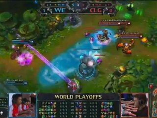 LoL - Saison 2 - World ChampionShip - Quart de finale - CLG.eu vs WE - Partie 2 (HD)