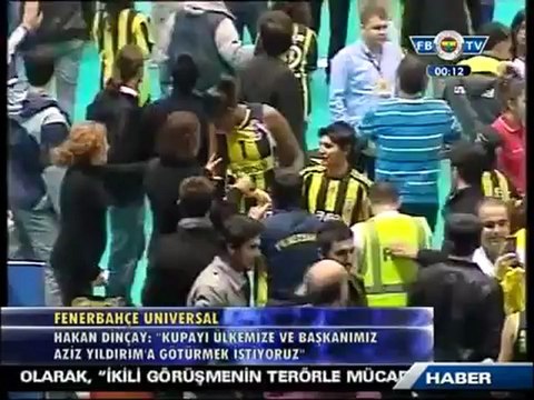 24 Mart 2012 Fenerbahçe Universal Dinamo Kazan Maçı Sonu Yönetici Röportajları