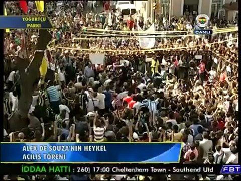 15 Eylül 2012 Alex De Souza'nın Heykel Açılış Töreni