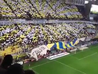 15 Nisan 2012 Fenerbahçe Trabzonspor Maçı Okul Açık Koreografi