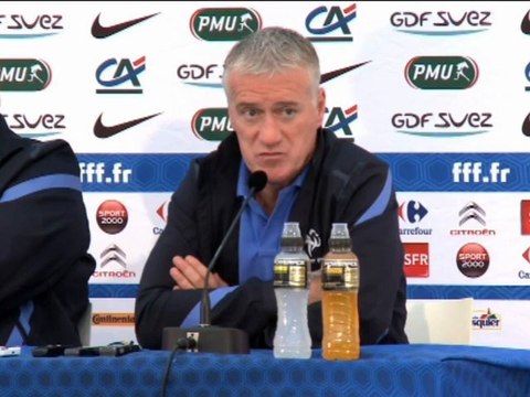 Qualif. CdM - Deschamps : “L’Espagne est supérieur sur le papier”