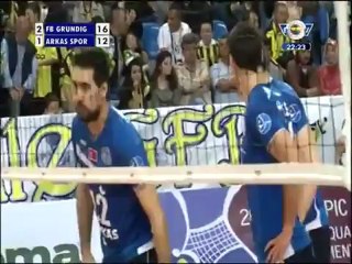18 Nisan 2012 Fenerbahçe Grundig Arkasspor Maçı 4.Set