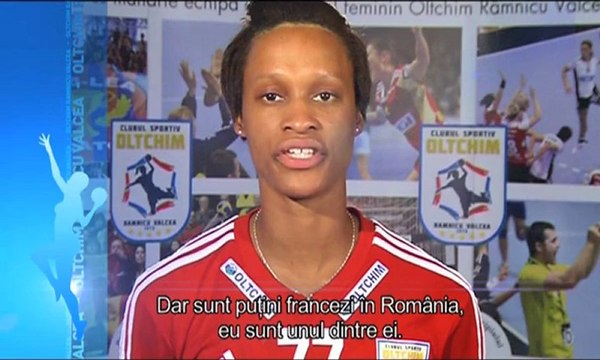Allison Pineau fait la promotion d'Oltchim Valcea / Handball féminin