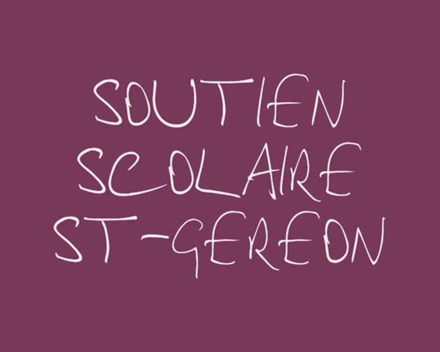 St-Géréon soutien scolaire cours particuliers service à domicile