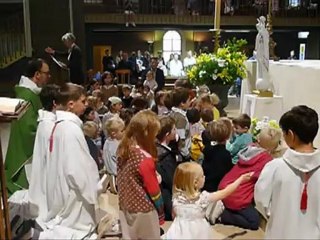 Bénédiction de la statue (Vierge pèlerine)