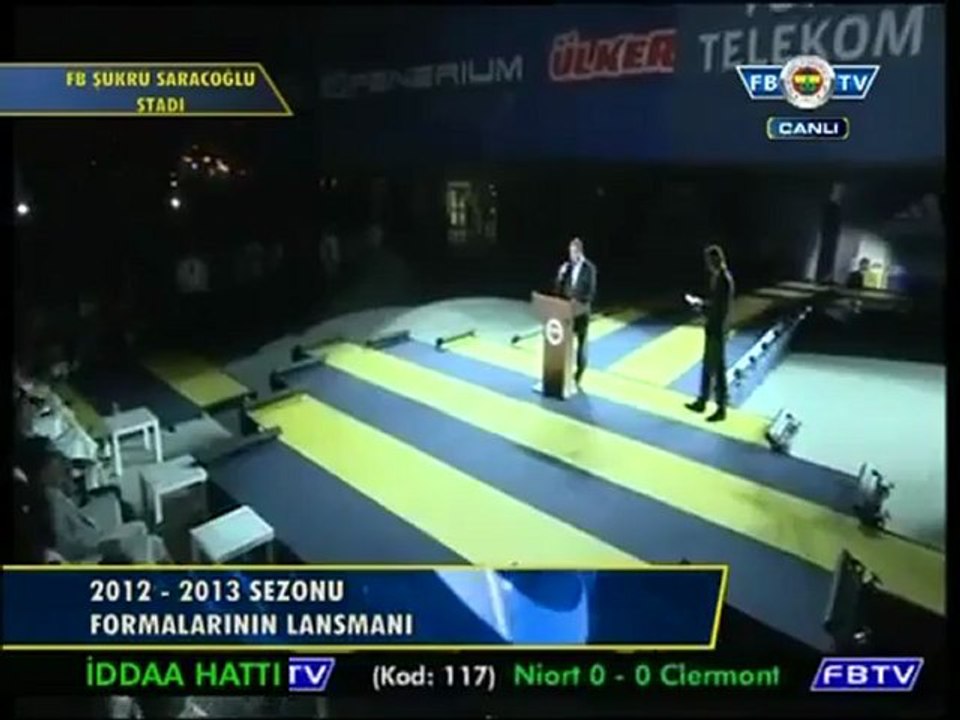 27 Temmuz 2012 Fenerbahçe Spor Kulübü 2012-13 Sezonu Forma Lansmanı