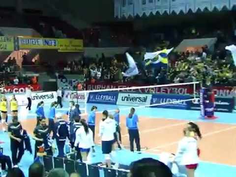 29 Şubat 2012 Fenerbahçe Universal Rabita Bakü Maçı 2. Set Sonu